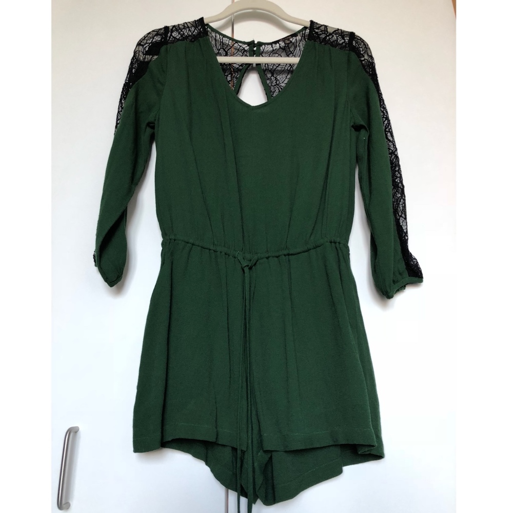 Ella Moss Dark Green Romper
